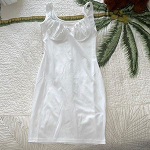 shein white dress